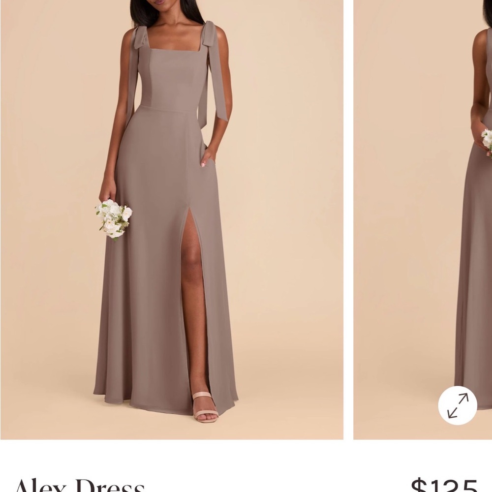 Birdy Grey Chiffon Toffee (XL 10-12) Bridemaid Dress